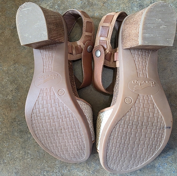 Dansko block heel sandals size 40 / Womens 10 - Picture 4 of 7